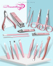 Pink Manicure Set 18 in 1 Stainless Steel Grooming Kit Professional Pedicure set